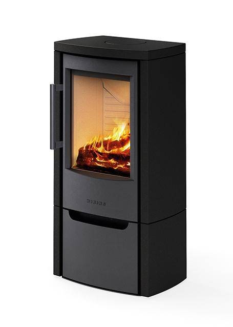 Le poêle à bois MIRO 4 Céramique noire