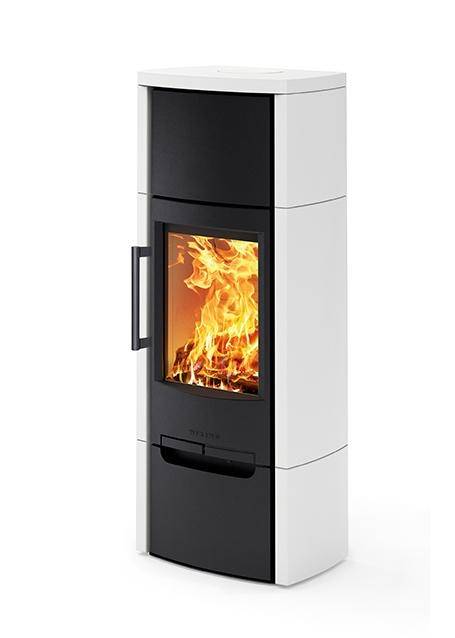 Le poêle à bois MIRO 6 Céramique blanche