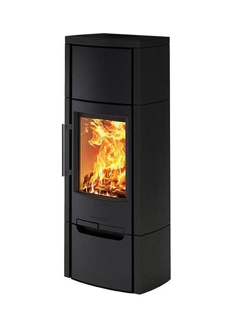 Le poêle à bois MIRO 6 Céramique noire