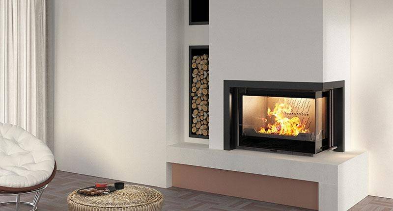 La cheminée en marbre Fjord