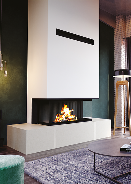 Les Foyers Bois 3 vitres