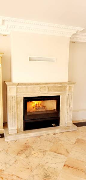 Insert dans cheminée sur mesure à Cannes