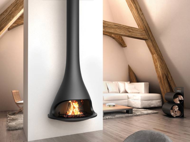 Tatiana 997 murale foyer ouvert