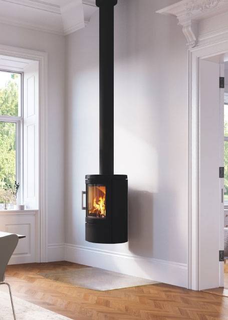 Le poêle à bois HWAM 2620C Mural
