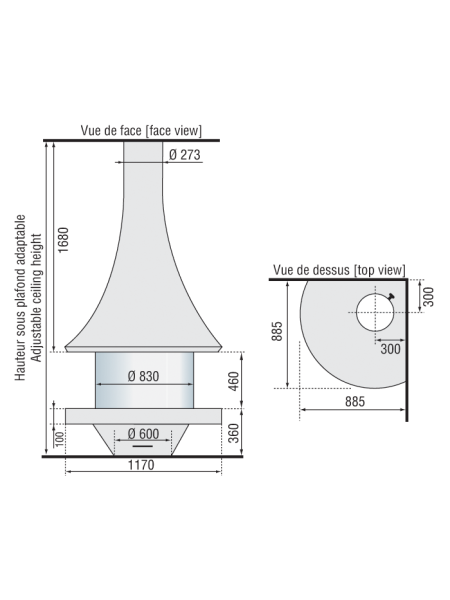 Eva 992 d'angle fermée