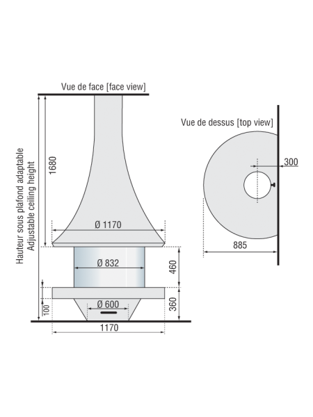 Eva 992 murale fermée
