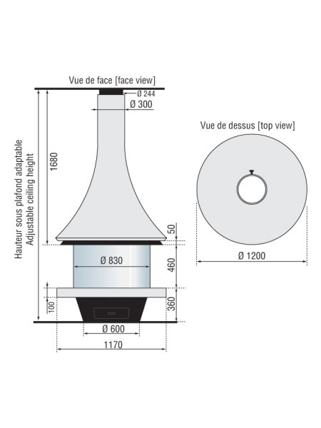 Eva 992 centrale fermée color