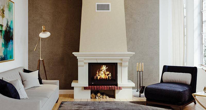 La cheminée en pierre d'Estaillades